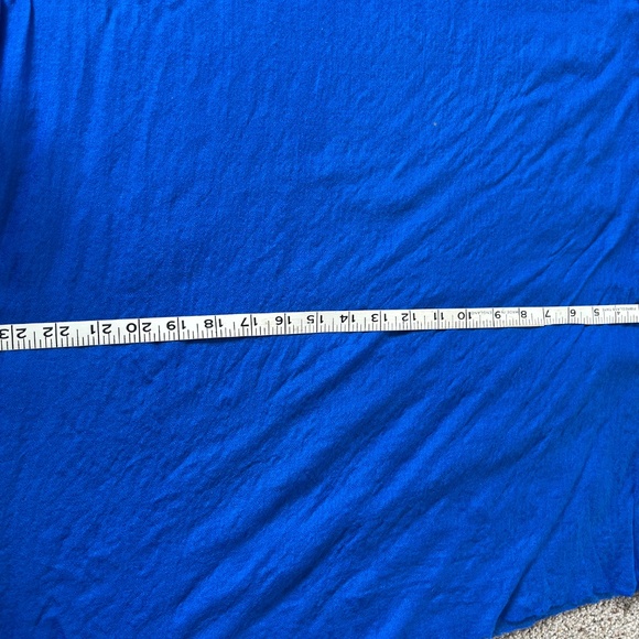 Electric Blue 100 percent wool scarf/wrap - Picture 5 of 7